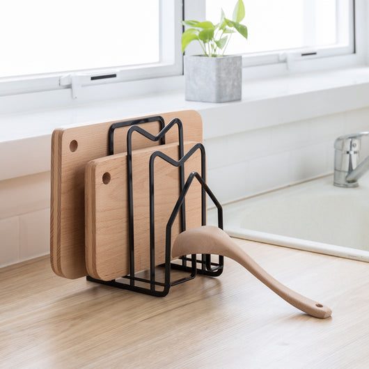 Organizador Multifunción de Acero Inoxidable para Filtros, Tablas y Cuchillos de Cocina - Image 2