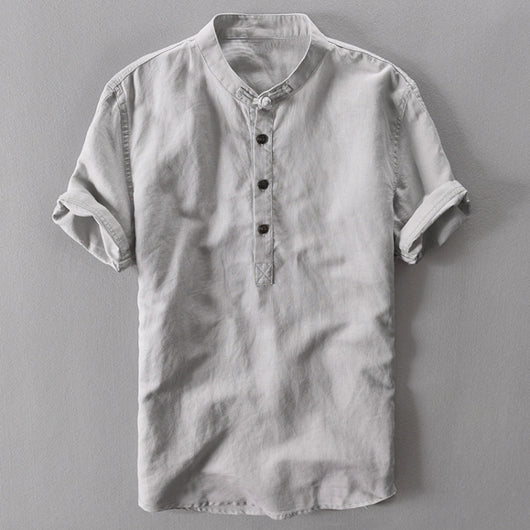 Camisa de Algodón y Lino - Image 6