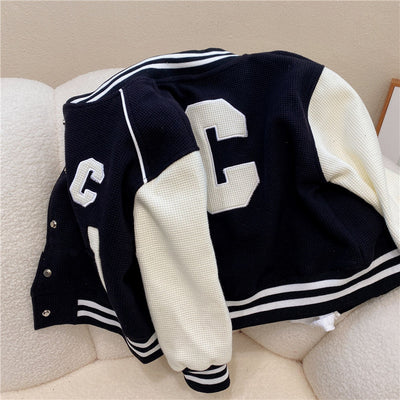 Chaqueta Deportiva Niña Primavera Otoño Estilo Street - Image 4