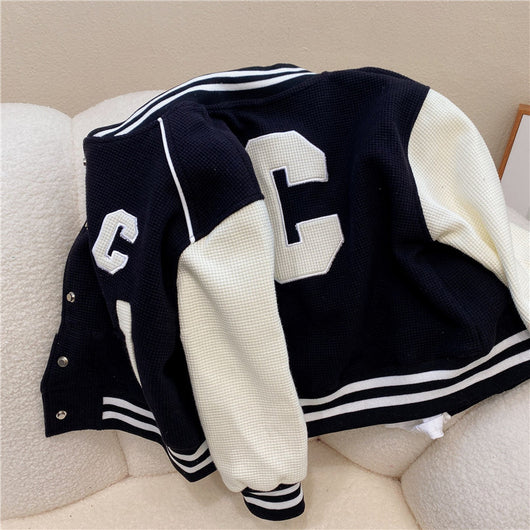 Chaqueta Deportiva Niña Primavera Otoño Estilo Street - Image 4