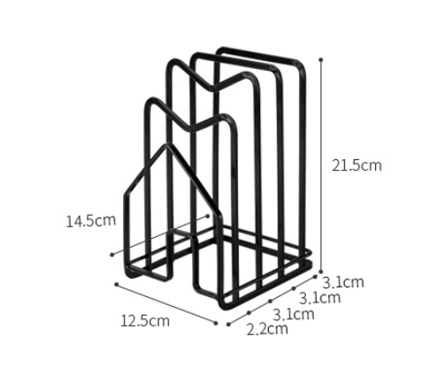 Organizador Multifunción de Acero Inoxidable para Filtros, Tablas y Cuchillos de Cocina - Image 6