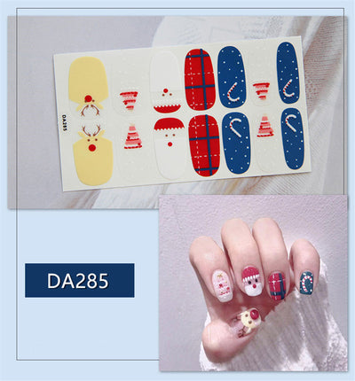 Láminas de Esmalte de Uñas Navideñas - Diseños Viral Red Net - Image 13