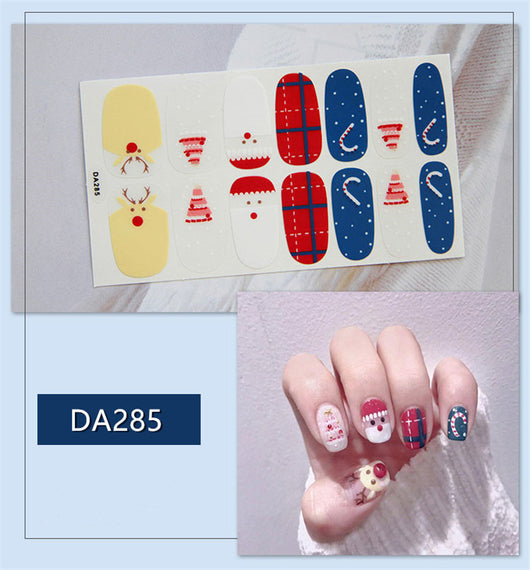 Láminas de Esmalte de Uñas Navideñas - Diseños Viral Red Net - Image 13