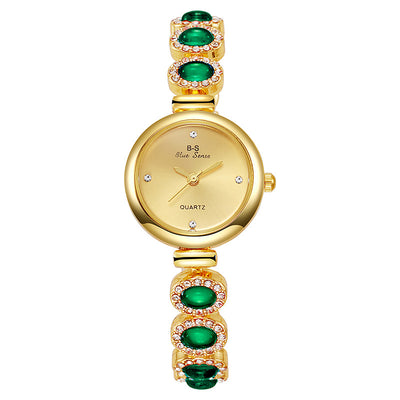 Reloj de Pulsera Elegante para Mujer con Dial Redondo y Diamantes - Image 10