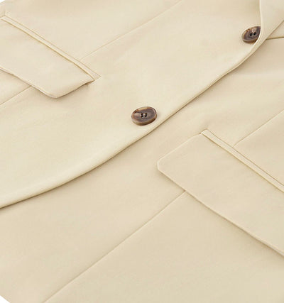 Chaqueta Ejecutiva para Mujer - Primavera y Otoño Abotonada - Image 9