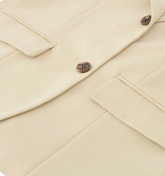 Chaqueta Ejecutiva para Mujer - Primavera y Otoño Abotonada - Image 9