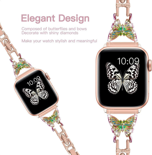 Correa de Reloj con Mariposa de Diamantes - Talla Pequeña - Image 27