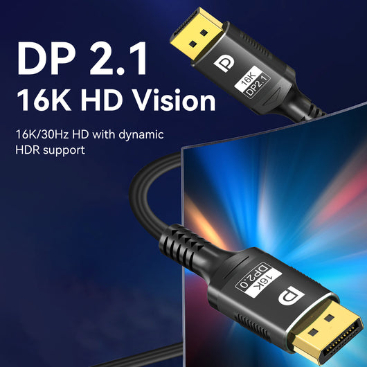 Cable DisplayPort 1.4 16K Macho a Macho con Funda Tejida - Image 21
