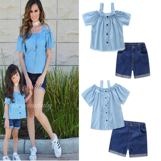 Conjunto a Juego Mamá e Hija: Playera y Pantalón de Algodón - Image 7