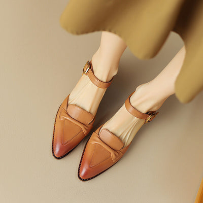 Sandalias Elegantes con Moño y Punta Afilada - Image 2