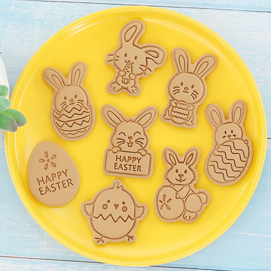 Molde para Galletas Conejo Pascual y Huevos - Prensa de Repostería - Image 5