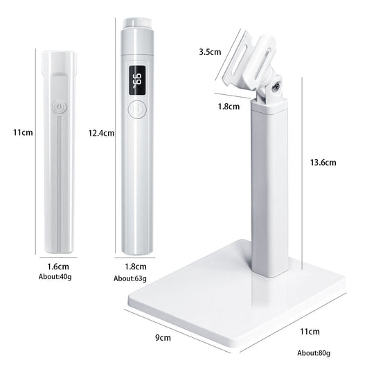 Lámpara Portátil de Secado UV para Uñas Postizas con Soporte Ajustable - Image 23