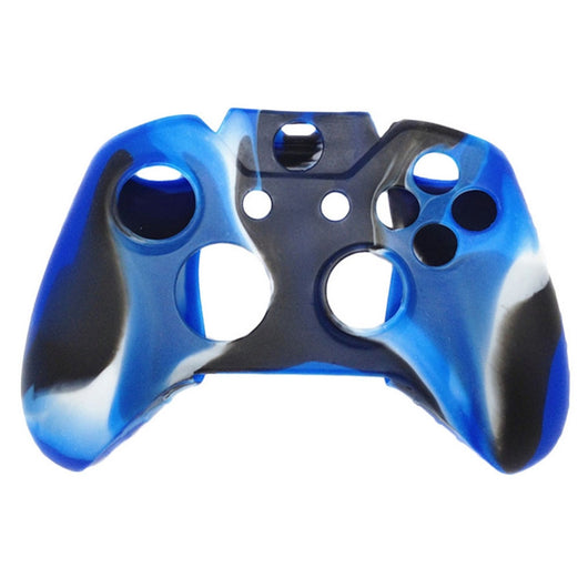 Black silicone case for Xbox One gamepad, featuring precise cutouts for buttons, joysticks, and D-pad. - Image 2