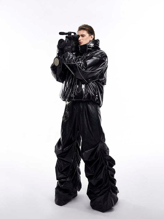 Abrigo de Invierno Grueso con Línea Reflectante para Hombre - Image 9