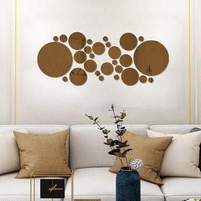 Espejo de Pared 3D con Círculos - Decoración Acrílica Estéreo - Image 6