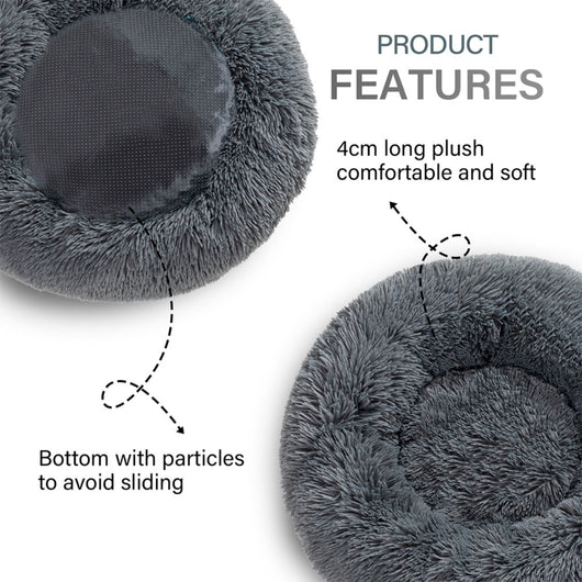 Cama Donut para Perros - Cómoda Felpa Suave Lavable - Image 68