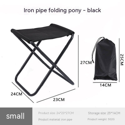 Taburete Plegable de Aluminio para Exterior - Image 10