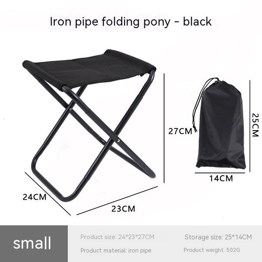 Taburete Plegable de Aluminio para Exterior - Image 10