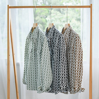 Camisa Casual de Cuadros para Hombre - Manga Larga Suelta - Image 4
