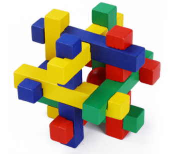 Puzzle de Bloqueo Kongming - Juguete Educativo de Bambú - Image 15