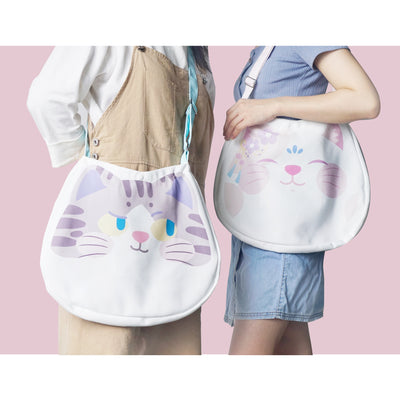Bolsa Mensajera Gato Kawaii Grande para Mujer - Image 16