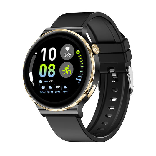Reloj Inteligente HW52 Elegante con Esfera Redonda de Aleación de Zinc