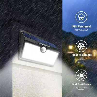 Lámpara Solar de Pared con Sensor de Movimiento 78 LED Impermeable
