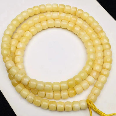 Cuentas de Buda de Cera de Abeja Natural Corte Recto - Accesorios Artesanales - Image 8