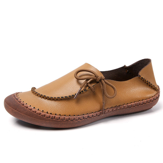 Zapatos Casuales de Cuero Talla Grande para Mujer - Diseño Versátil 2 en 1 - Image 12