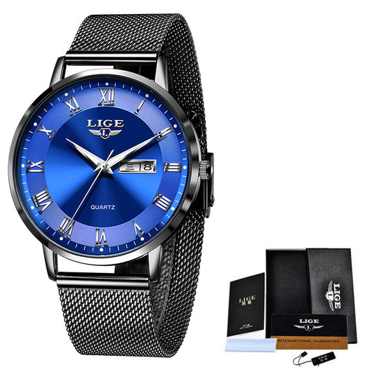 Reloj de Cuarzo Elegante para Mujer con Calendario Dual y Resistencia al Agua - Image 10