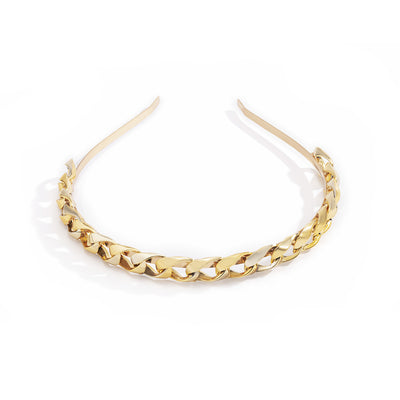 Diadema Twist Chain con Diseño Minimalista para Lavar - Image 8