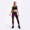 Leggings Negros Estampados Ajustados