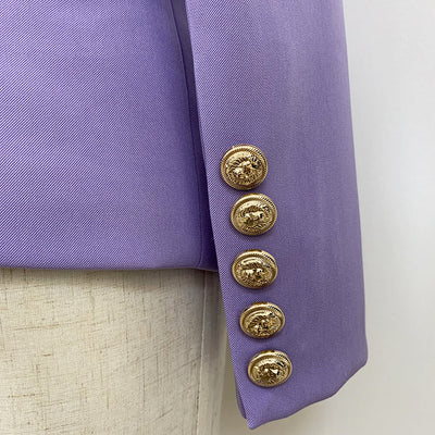 Traje Slim Fit con Botones de Cabeza de León - Image 7