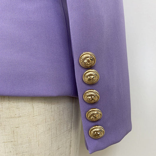 Traje Slim Fit con Botones de Cabeza de León - Image 7