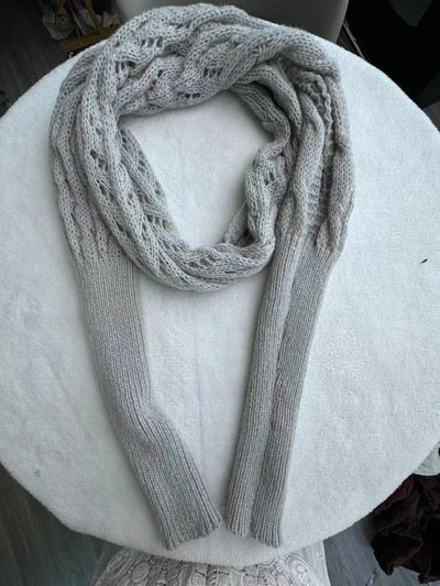 Chal Tejido Cálido Otoño-Invierno con Mangas Caladas para Mujer - Image 26