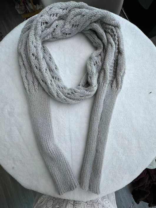Chal Tejido Cálido Otoño-Invierno con Mangas Caladas para Mujer - Image 26