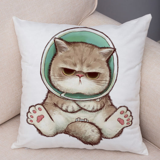 Funda de Almohada de Lino con Estampado Moderno para Sofá y Coche - Image 18