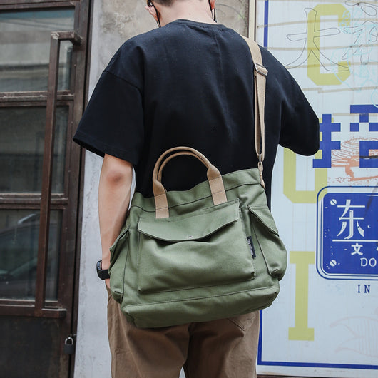 Bolsa de Lona para Hombre Tide Brand - Estilo Casual Moderno - Image 7
