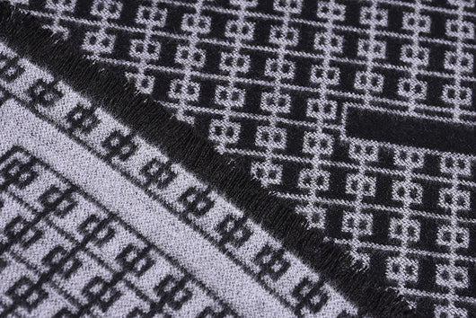 Bufanda Tejida Gruesa Cálida Reversible para Hombre Estilo Coreano - Image 20