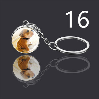 Llavero Colgante de Cristal Doble Cara Luminoso para Mascotas - Image 29