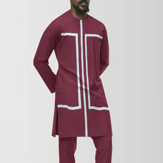 Camisa Estampada Étnica Africana para Hombre - Image 2