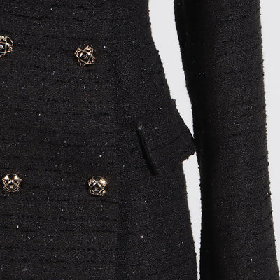 Vestido Elegante Hombros Descubiertos con Manga Larga y Cintura Ajustada - Image 17