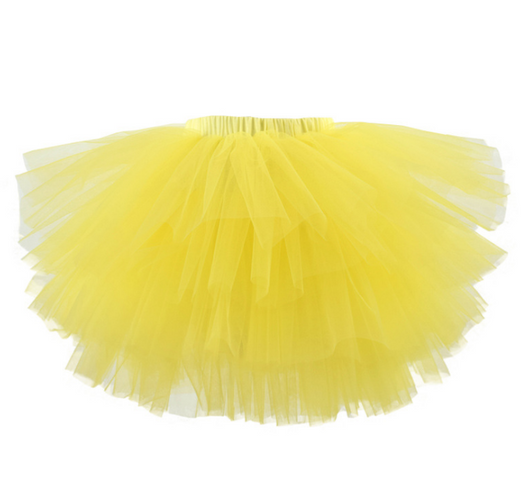 Tutú Princesa Halloween Niña 6 Capas Tul Esponjoso Danza Falda Multicolor - Image 8