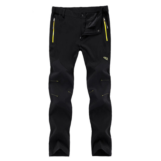 Pantalones de Senderismo Talla Grande Elásticos de Secado Rápido - Image 12