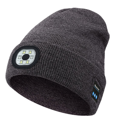 Gorro Tejido LED Recargable con Luz Removible y Lavable - Image 7