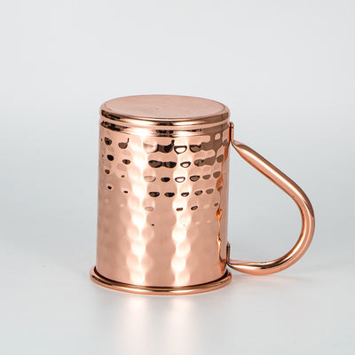 Vaso Cóctel Acero Inoxidable 304 con Textura Martillada - Image 5