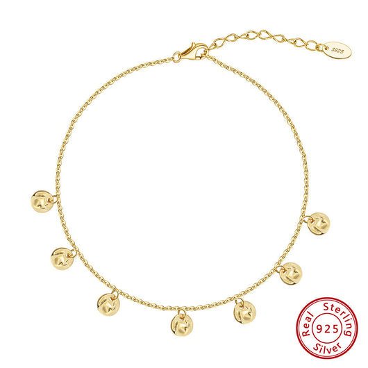 Pulsera Tobillera de Plata S925 Redonda para Mujer - Diseño Versátil - Image 2