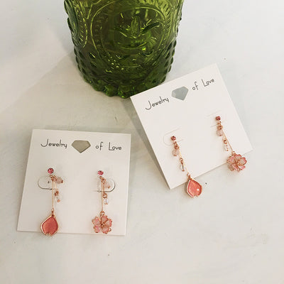 Aretes de Flor de Cerezo - Diseño Elegante y Delicado - Image 4