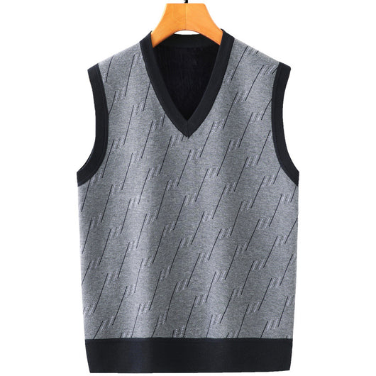 Chaleco Cardigan Hombre Primavera Otoño - Suéter Casual Edad Media - Image 15