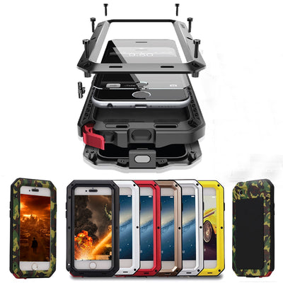 Funda Protectora de Aluminio para iPhone - Resistente a Caídas